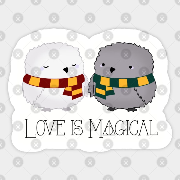 Love is Magical Sticker by staceyromanart